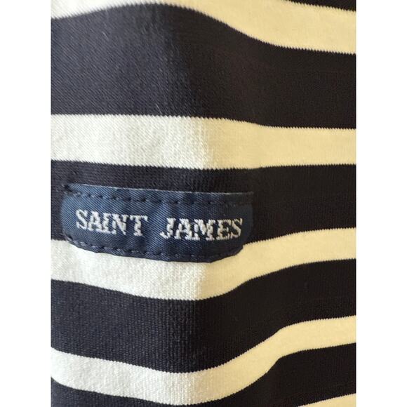 Saint James Nautical Stripe Dress Anti UV Stretch Fabric Size 6 - Picture 4 of 8
